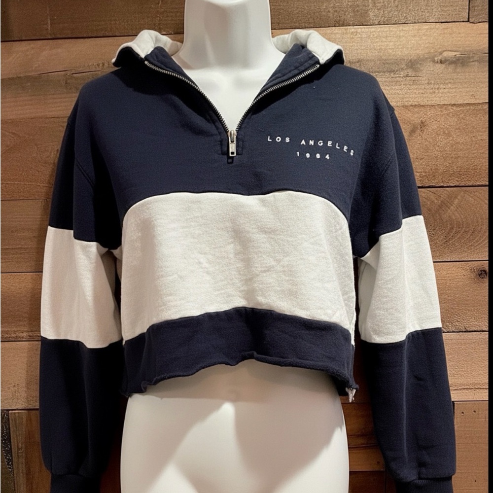 Los Angeles Half Zip Pullover Sweatshirt